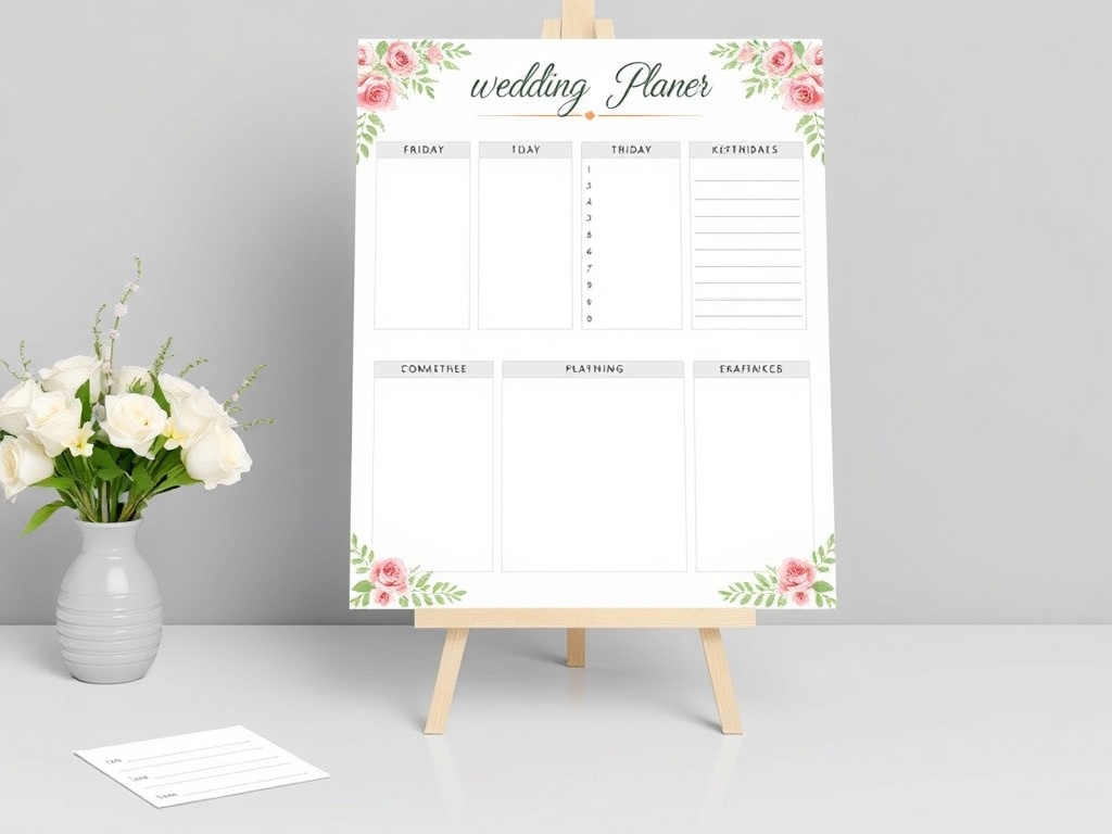 婚禮統籌師焦點/新聞/消息/情報: Wedding planner template